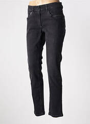 Jeans coupe slim noir ZERRES pour femme seconde vue