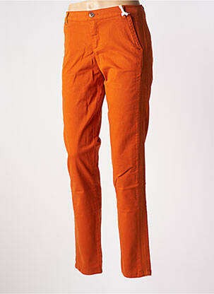 Pantalon chino orange LOLA ESPELETA pour femme