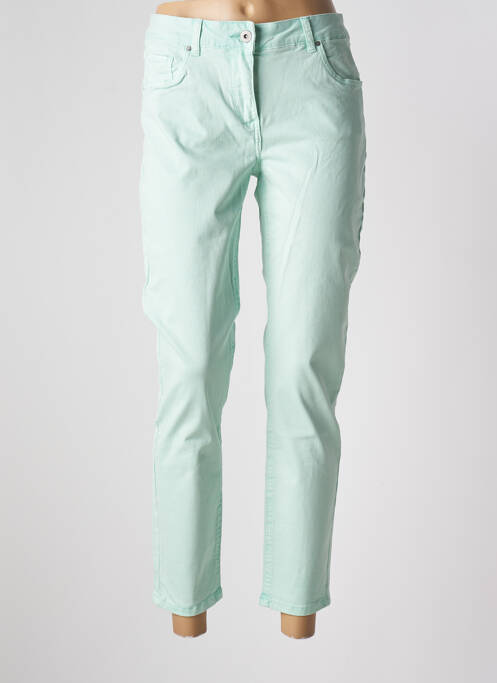 Jeans coupe droite vert BRANDTEX pour femme