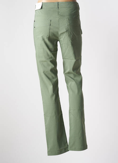 Pantalon slim vert BRANDTEX pour femme