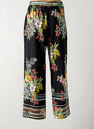 Pantalon large tissage popeline taille normale noir REDSOUL femme