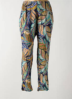Pantalon slim taille haute taille haute bleu GRIFFON femme