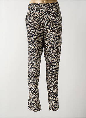 Pantalon slim poches taille haute noir JULIE GUERLANDE femme