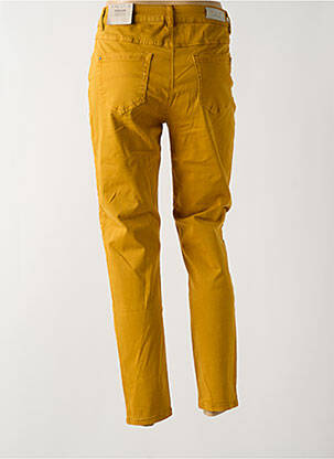 Pantalon 7/8 stretch taille normale jaune BRANDTEX femme