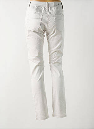 Jeans coupe slim stretch taille normale gris GRIFFON femme