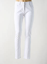 Jeans coupe slim stretch taille normale blanc GRIFFON femme