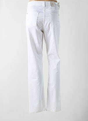 Pantalon slim tissage popeline taille normale blanc PIERRE CARDIN femme
