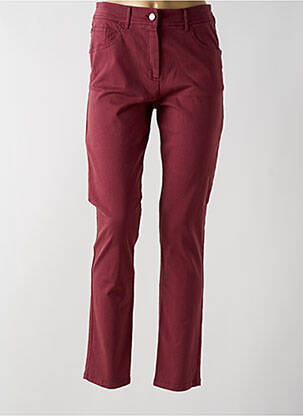 Pantalon slim taille normale taille normale rouge PAUSE CAFE femme