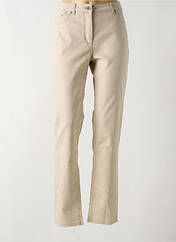 Jeans coupe slim beige BRANDTEX pour femme seconde vue