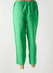 Pantalon droit vert OTTANTOTTO pour femme seconde vue