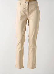 Pantalon slim beige JULIE GUERLANDE pour femme seconde vue