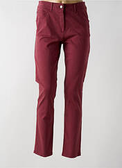 Pantalon slim rouge PAUSE CAFE pour femme seconde vue