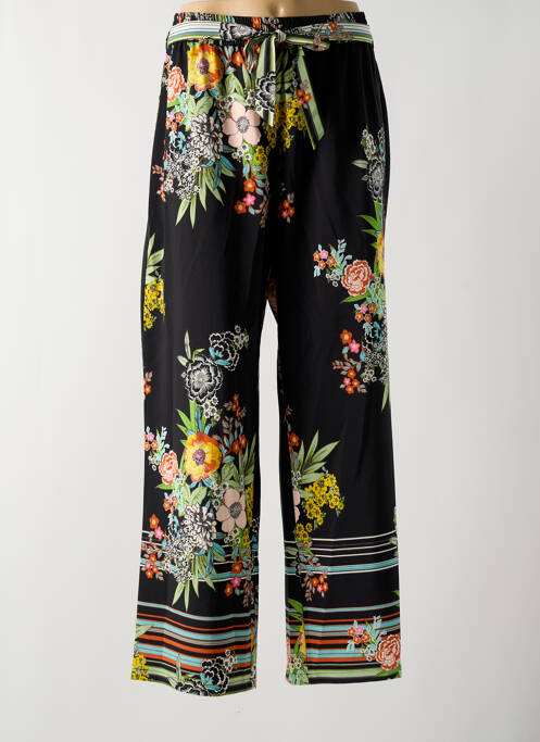 Pantalon large tissage popeline taille normale noir RED SOUL femme