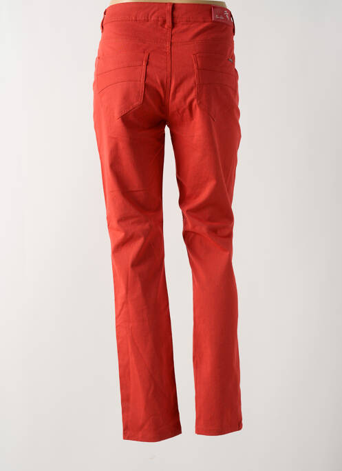 Jeans coupe slim orange GRIFFON pour femme