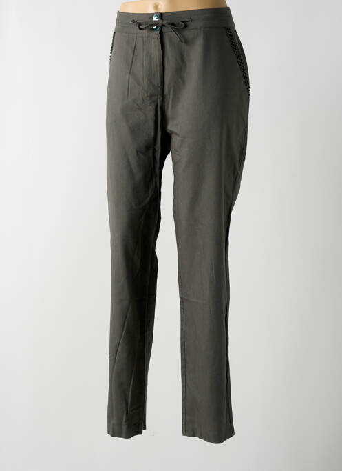 Pantalon chino vert GRIFFON pour femme
