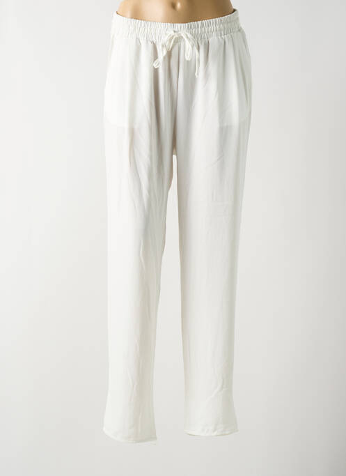 Pantalon droit blanc SMASH WEAR pour femme