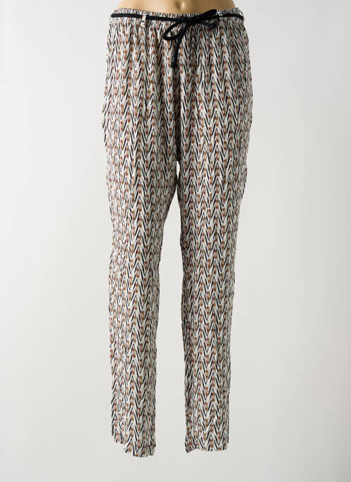 Pantalon droit noir GRIFFON pour femme