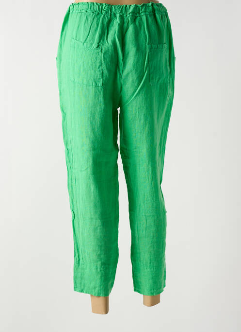 Pantalon droit vert OTTANTOTTO pour femme