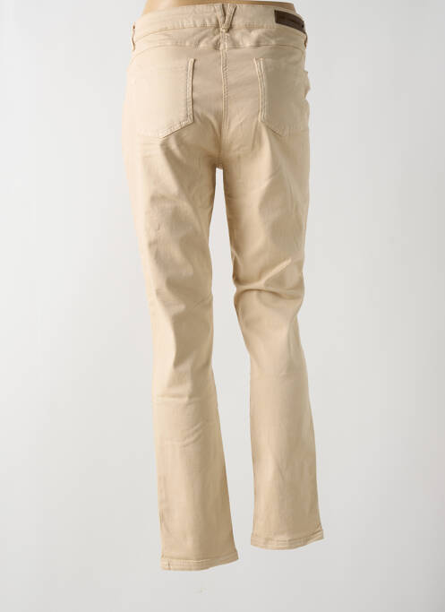 Pantalon slim beige JULIE GUERLANDE pour femme