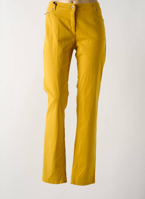Pantalon slim jaune VOODOO pour femme