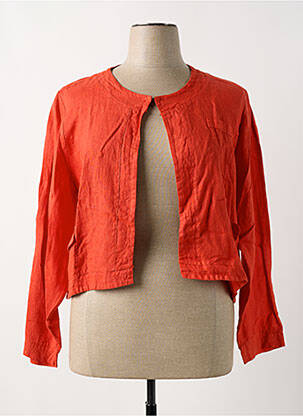 Boléro manches longues orange FRED SABATIER femme