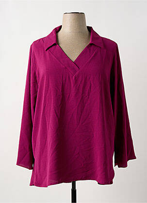 Blouse manches longues manches longues violet SPG WOMAN femme