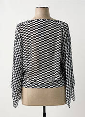 Blouse noir QUATRE VINGT JOURS pour femme seconde vue