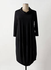 Robe mi-longue noir 3322 pour femme seconde vue