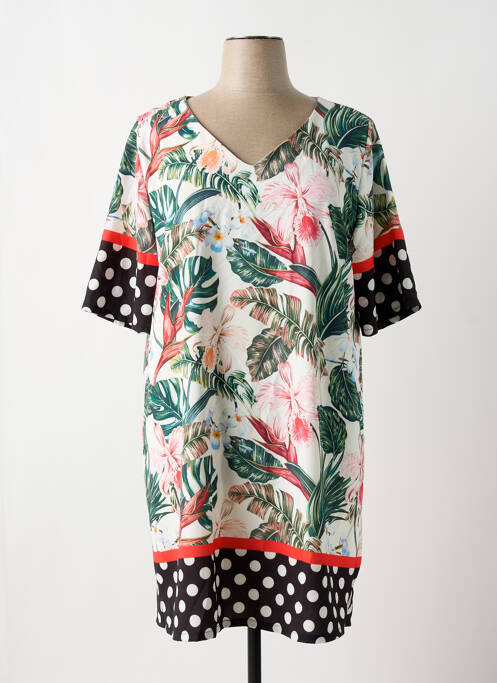 Robe mi-longue beige SPG WOMAN pour femme