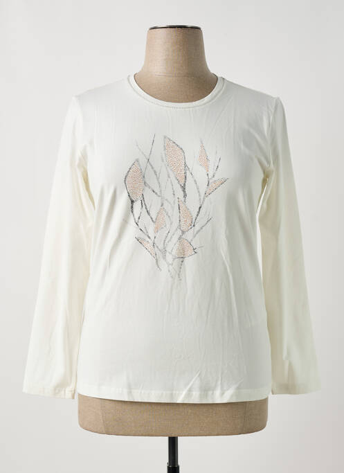T-shirt beige BRANDTEX pour femme
