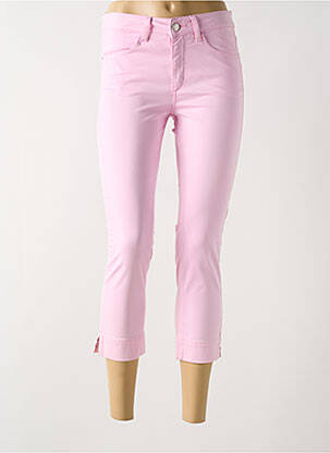 Pantacourt stretch taille normale rose PIERRE CARDIN femme