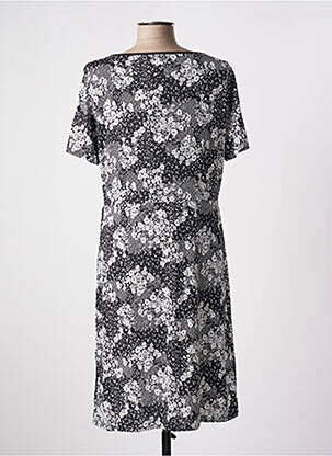 Robe courte manches courtes manches courtes noir GENUINE femme