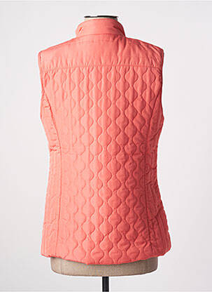 Doudoune poches sans capuche orange BRANDTEX femme