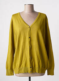 Gilet manches longues stretch vert BRANDTEX femme