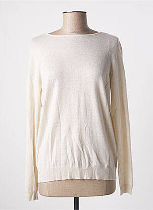 Pull stretch manches longues beige JULIE GUERLANDE femme