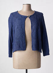Gilet manches longues bleu GRIFFON pour femme seconde vue