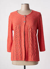 Gilet manches longues orange GRIFFON pour femme seconde vue
