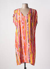 Robe mi-longue orange EMABLUES pour femme seconde vue