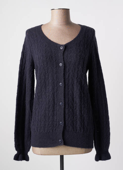 Gilet manches longues bleu JULIE GUERLANDE pour femme