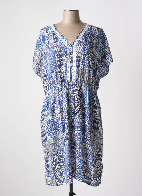 Robe mi-longue bleu JULIE GUERLANDE pour femme