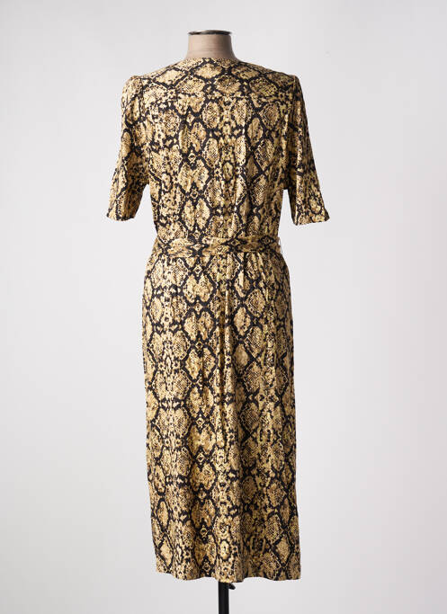 Robe mi-longue jaune LOLA ESPELETA pour femme