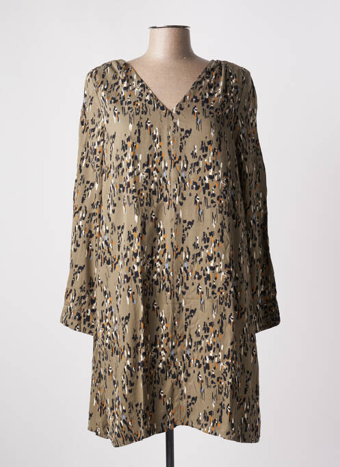 Robe mi-longue vert LOLA ESPELETA pour femme