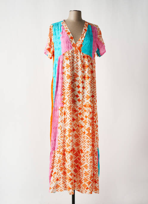 Robe longue orange OTTANTOTTO pour femme