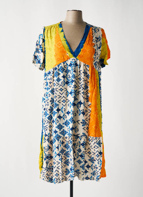 Robe mi-longue bleu OTTANTOTTO pour femme