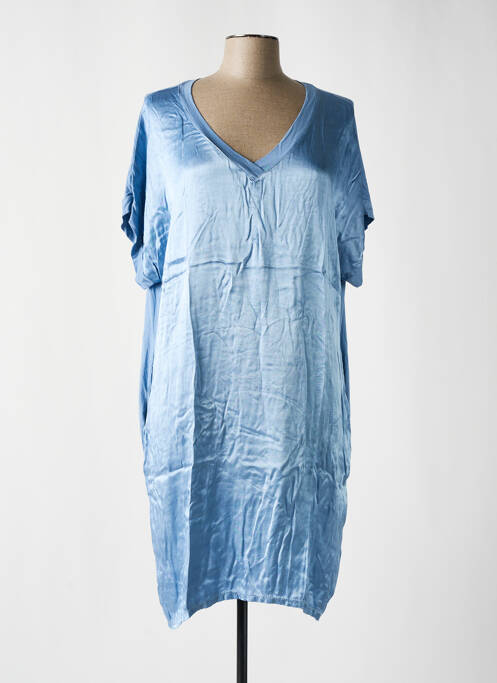Robe mi-longue bleu OTTANTOTTO pour femme