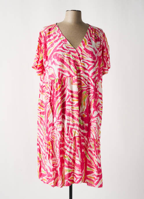 Robe mi-longue rose OTTANTOTTO pour femme