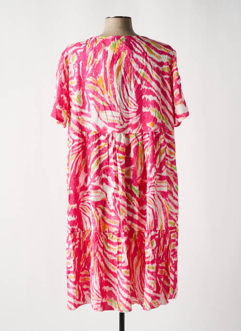 Robe mi-longue rose OTTANTOTTO femme