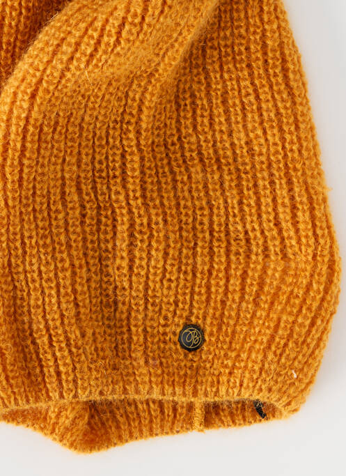 Bonnet stretch jaune MAISON BONNEFOY femme