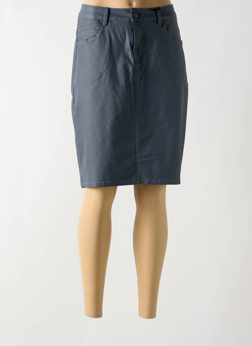 Jupe mi-longue gris TELMAIL pour femme