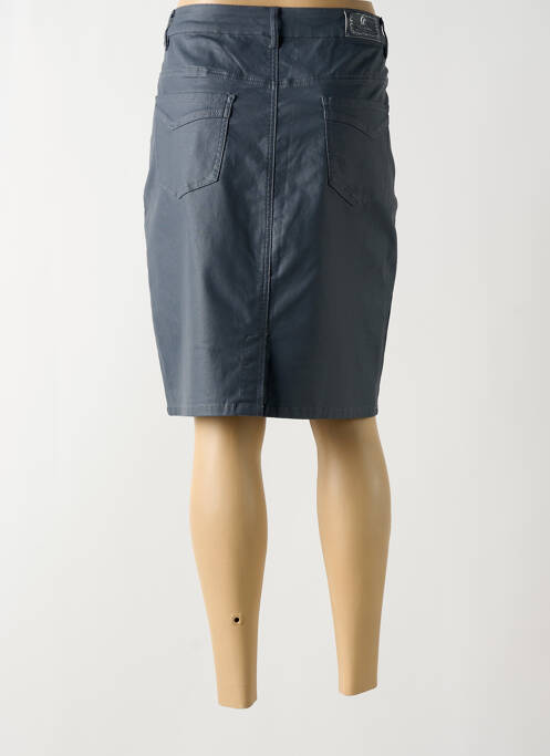 Jupe mi-longue gris TELMAIL pour femme
